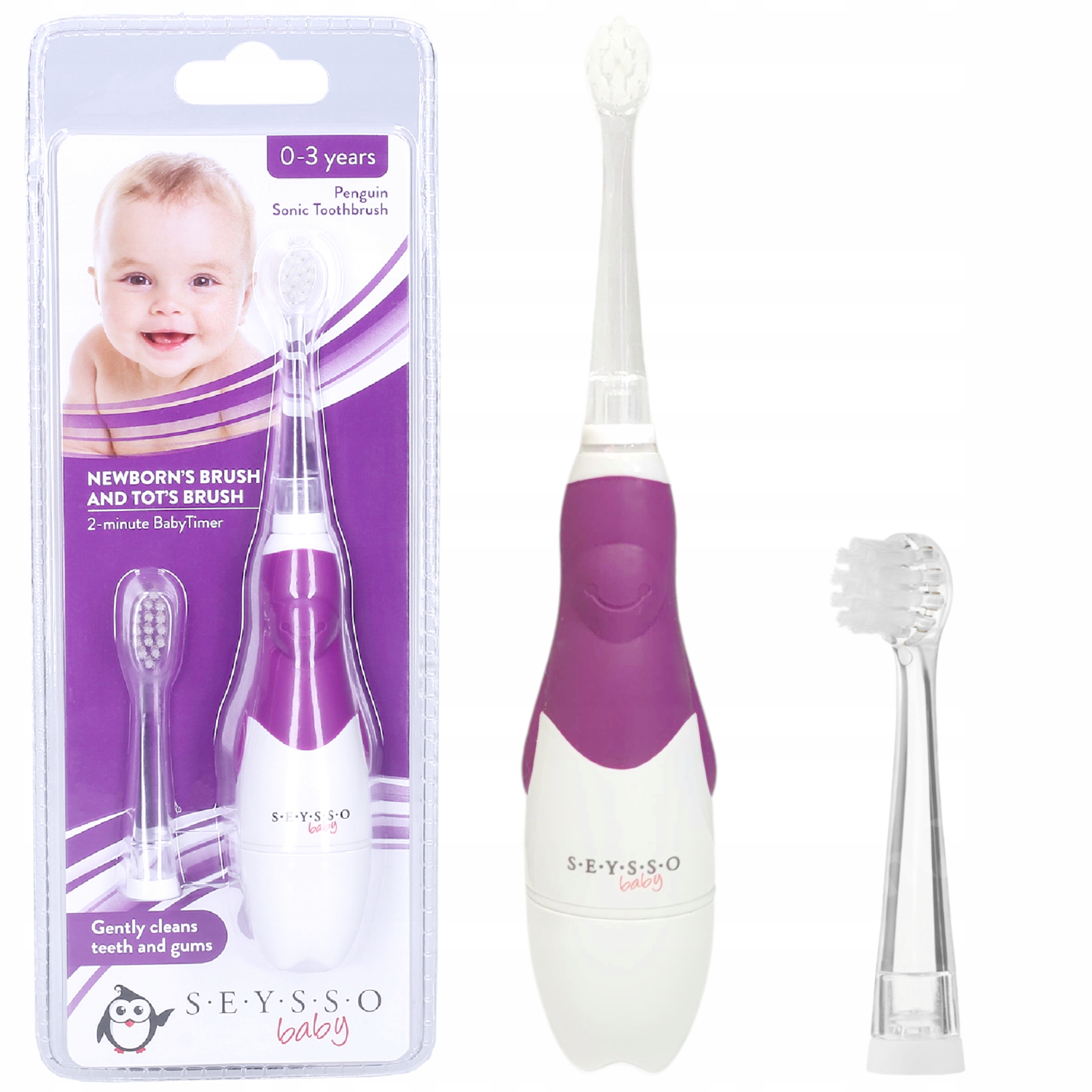SEYSSO BABY SONIC ZUBNÁ KEFKA PRE DETI 0-3 roky